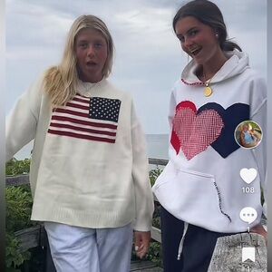 American flag sweater